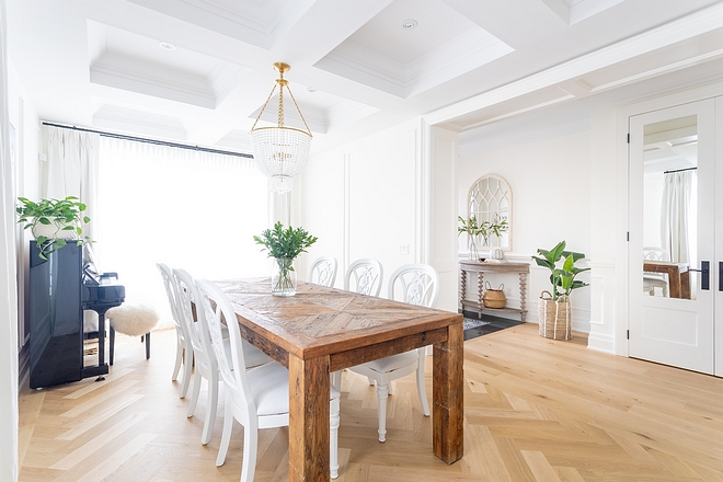 Casual Dining Room I love having a separate dining room but we didn’t want anything too formal or fancy We eat dinner in our dining room every evening It’s so important to me for our family to connect around the table at the end of the day #casualdiningroom