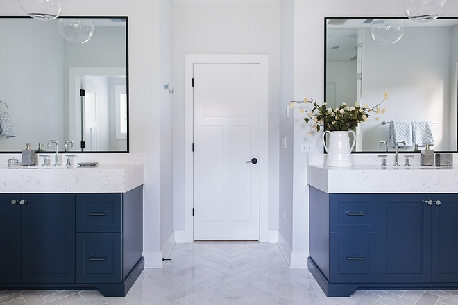 The master bathroom feels luxurious and modern without losing its timeless appeal #masterbathroom #bathroom