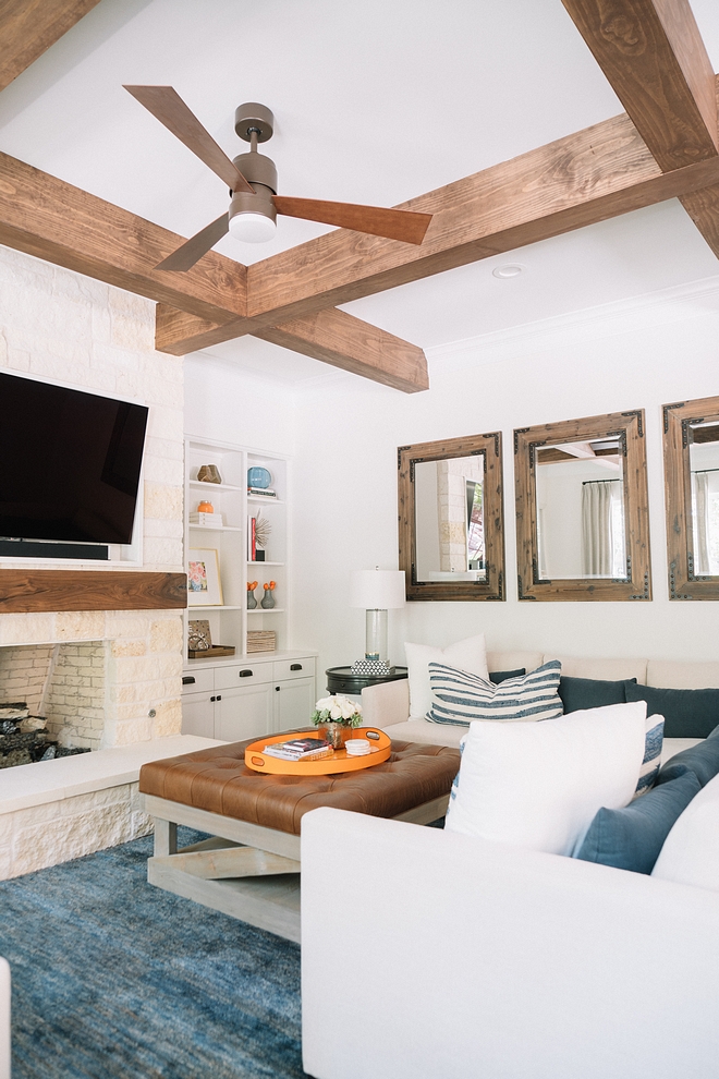 Boxed Beams The ceiling features custom boxed beams Rustic Boxed Beams Boxed Beam ideas Boxed Beam design Living room Boxed Beams #BoxedBeams #BoxedBeamceiling #BoxedBeamideas #BoxedBeamdesign #customBoxedBeam