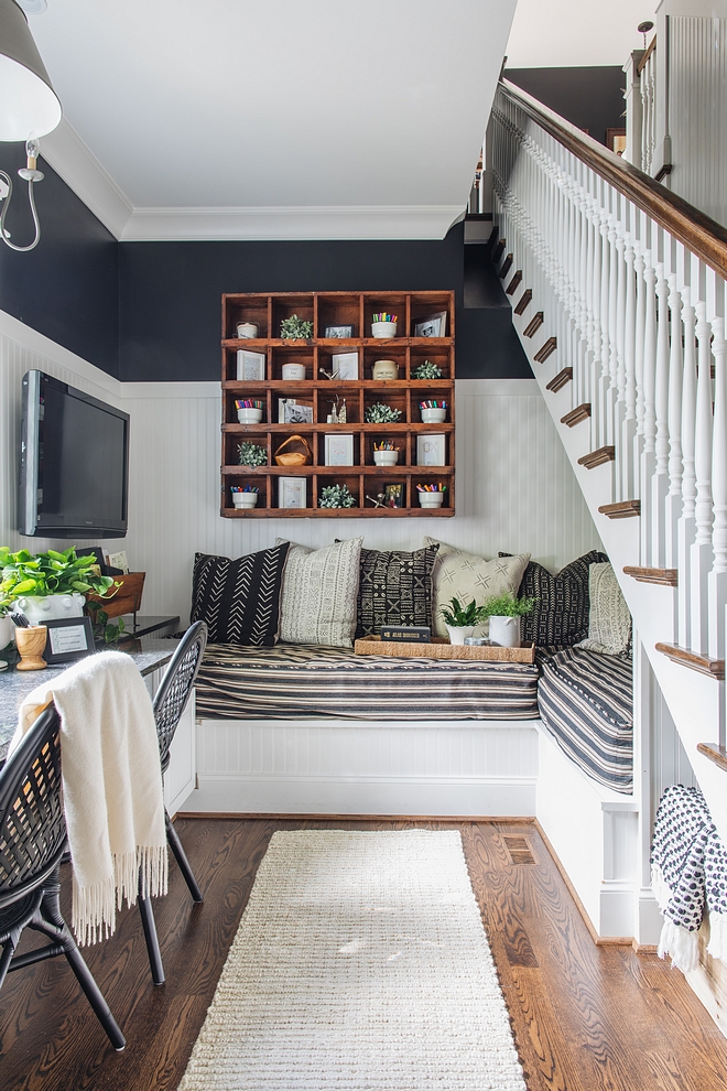 Under stair ideas There are two twin beds that form an “L” under the stairs that are the perfect little escape Great Under stair ideas #Understairideas