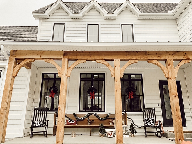 Timber Front Porch Columns Timber Front Porch Columns Custom Timber Front Porch Column Ideas Timber Front Porch Columns #TimberPorch #TimberColumns #FrontPorch