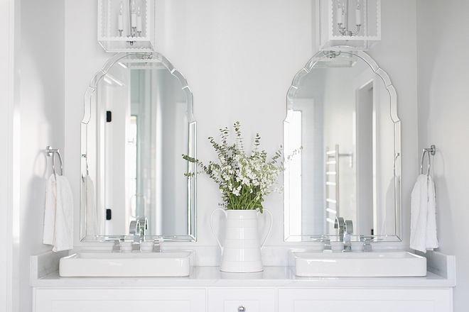 Beveled Frameless Arched Mirror Bathroom Mirrors Beveled Frameless Arched Mirror #bathroommirrors #Beveledmirror #ArchedMirror