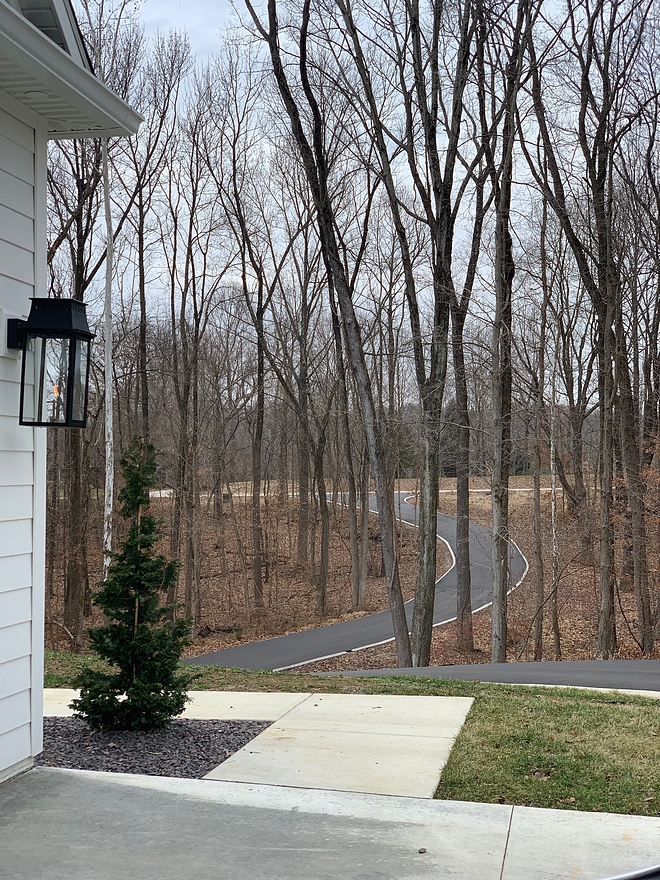 Our long winding driveway is something I always envisioned my home having. I love that my kids can go exploring in the woods, our dog can roam our property, and I can watch the deer each morning through the kitchen windows