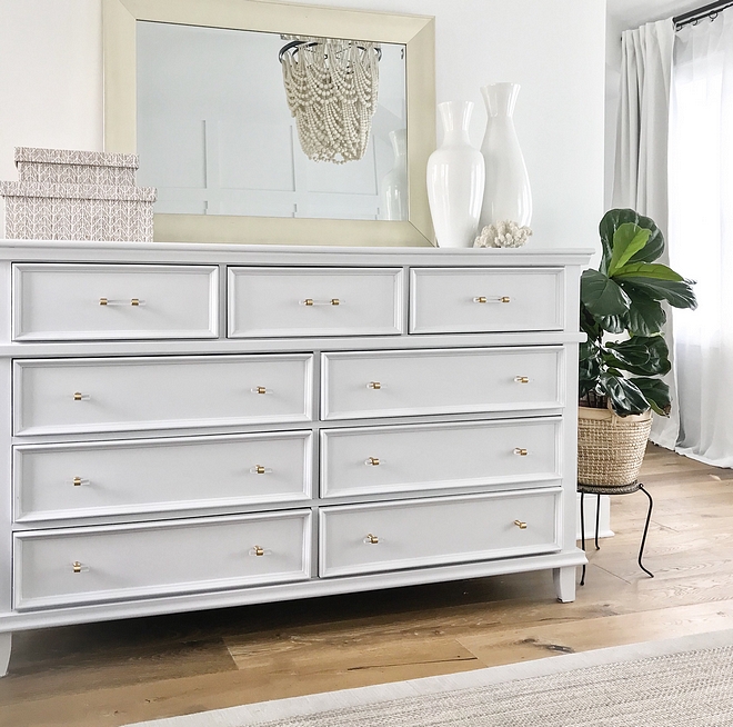 Bedroom white bedroom dresser with acrylic and brass hardware White Bedroom white bedroom dresser with acrylic and brass hardware #Bedroom #whitebedroom #whitedresser #acrylichardware #brasshardware #lucitehardware