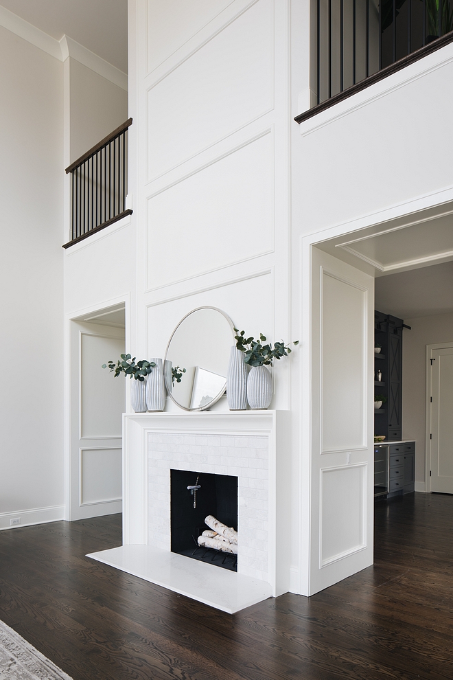 Fireplace Millwork Adorned by custom millwork, this fireplace is certainly the focal point of the Great room Fireplace Millwork Fireplace Millwork #FireplaceMillwork #Fireplace #Millwork