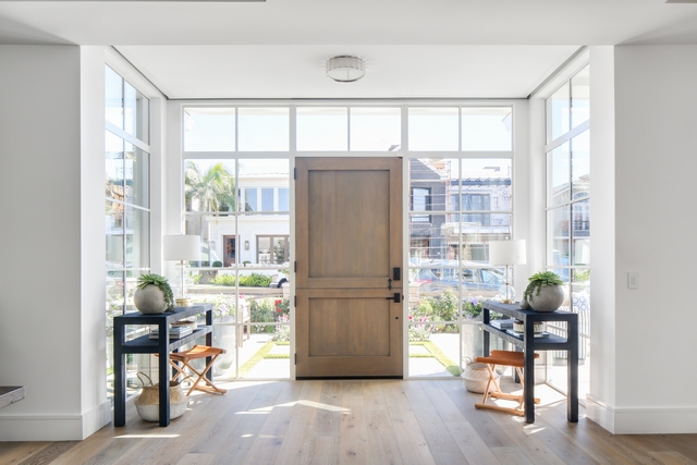 Foyer windows Foyer front door with sidelights and transom windows Surrounded by windows, the foyer exudes natural light Foyer windows Foyer front door #Foyer #windows #Foyer #frontdoor