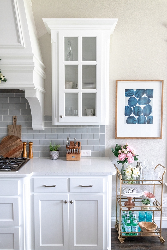 Benjamin Moore OC-65 Chantilly Lace Kitchen Cabinet with grey subway tile Affordable change Benjamin Moore OC-65 Chantilly Lace Kitchen Cabinet Benjamin Moore OC-65 Chantilly Lace Kitchen Cabinet Benjamin Moore OC-65 Chantilly Lace Kitchen Cabinet #BenjaminMooreOC65ChantillyLace #KitchenCabinet