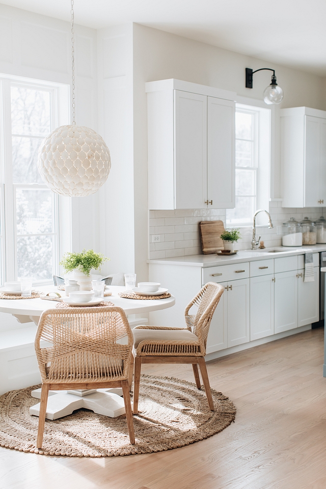 Classic Gray by Benjamin Moore Kitchen and breakfast nook paint color Classic Gray by Benjamin Moore Kitchen and breakfast nook paint color #ClassicGraybyBenjaminMoore #Classicgray #benjaminmoore #Kitchen #breakfastnook #paintcolor