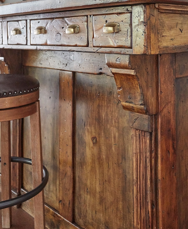 Rustic Cabinet Closeup of the antique bar complete with apothecary drawers and brass bin pulls Rustic Cabinet Closeup of the antique bar complete #RusticCabinet #cabinet #bar #binpull #pull