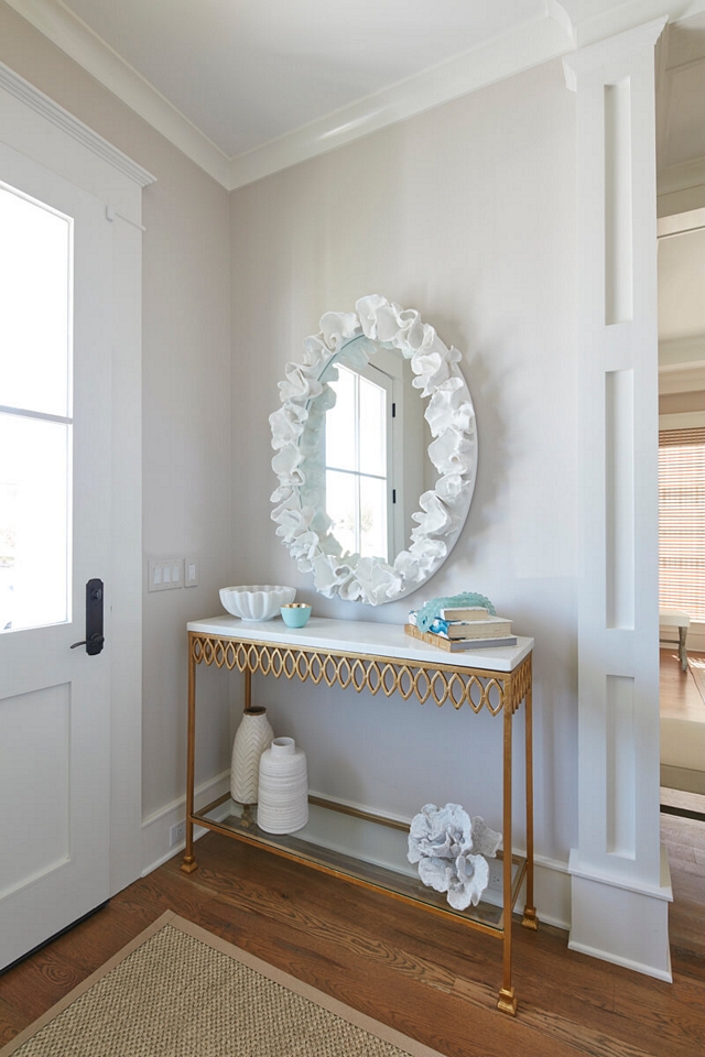 Balboa Mist OC-27 by Benjamin Moore is part of the Benjamin Moore Off-White Colour collection and this color is the same color as the sand on a sandy beach Beautiful, warm and soothing Balboa Mist OC-27 by Benjamin Moore Balboa Mist OC-27 by Benjamin Moore #BalboaMistOC27BenjaminMoore #BenjaminMoore #paintcolor