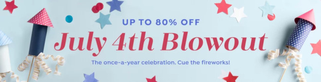 4 July sale
