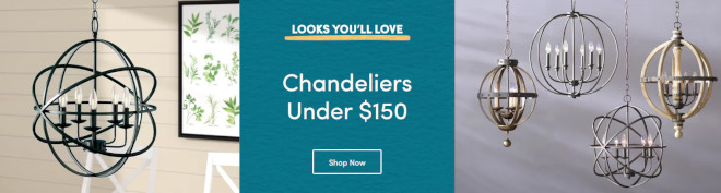 Chandeliers Under $150 sale