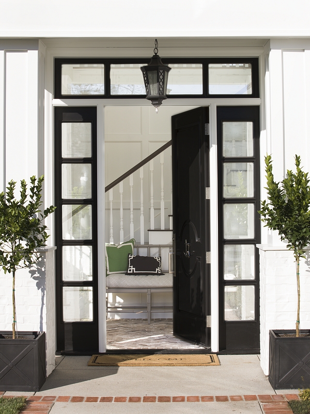 Traditional Black Front Door with sidelights Traditional Black Front Door with sidelights Traditional Black Front Door with sidelights #TraditionalBlackFrontDoor #TraditionalBlackFrontDoorwithsidelights #Doorwithsidelights