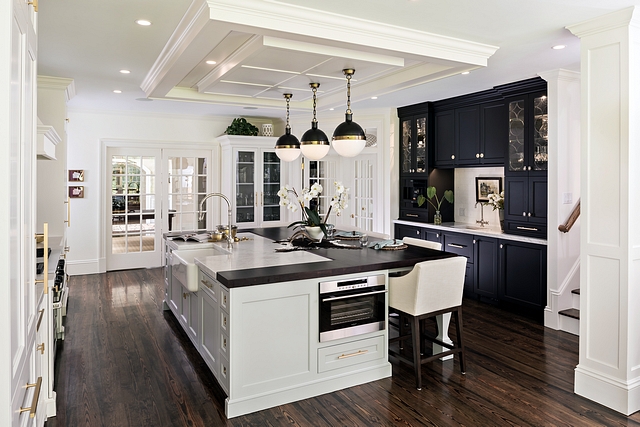 Kitchen renovation layout The stairway now opens directly into kitchen (see right) and a new diagonal entry and post hide the required structural support beam #kitchenrenovation #kitchen #kitchenlayout #kitchens