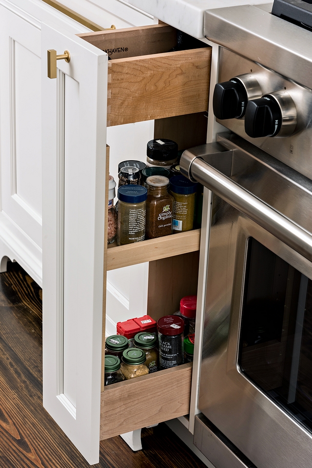 Pull Out Spice Racks Stove is flanked by Pull Out Spice Racks Pull Out Spice Racks These spice/oil racks are very handy and easy to keep everything organized Kitchen Pull Out Spice Racks Design #PullOutSpiceRacks