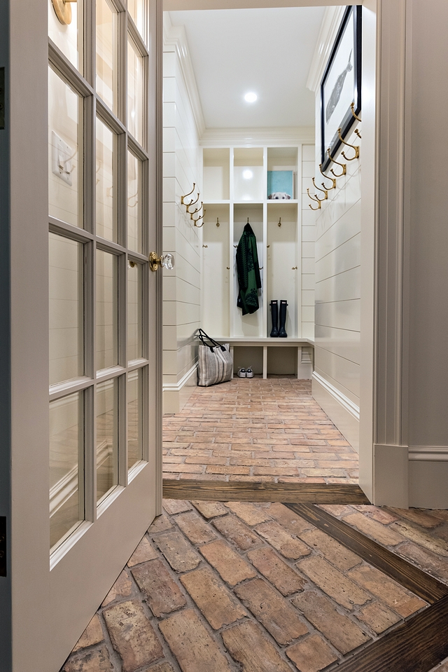 Mudroom Renovation How to tranforma a hallway into a mudroom The new mudroom was created by claiming space from a redundant second hallway Mudroom Renovation Mudroom Renovation Mudroom Renovation #MudroomRenovation #Mudroom #Renovation