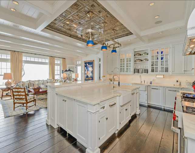 Coastal Kitchen Design. Classic Hamptons style Kitchen design. #Kitchen #Coastal #HamptonsKitchen