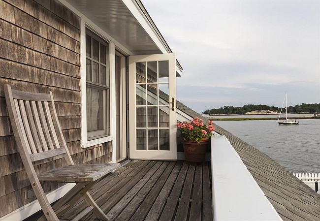 Aged Shingle Exterior Beach House. Aged shingle. Patina Shingle. Christie's Real Estate.