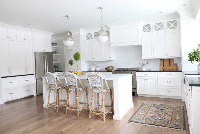 BM Simply White Oc-117 Color of the Year Benjamin Moore 2016 Kitchen designed by Studio McGee.