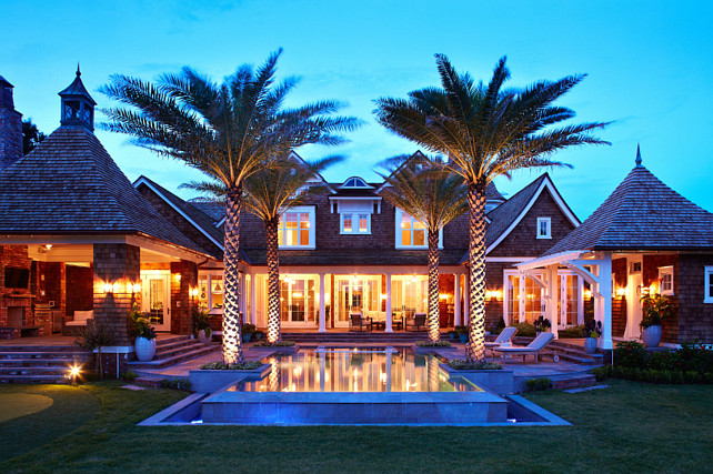 Backyard Ideas. Home Exterior Backyard #HomeExterior #Backyard #pool Andrew Howard Interior Design.
