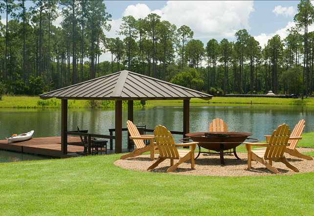 Backyard Ideas. This is a dream backyard with pond. #Backyard
