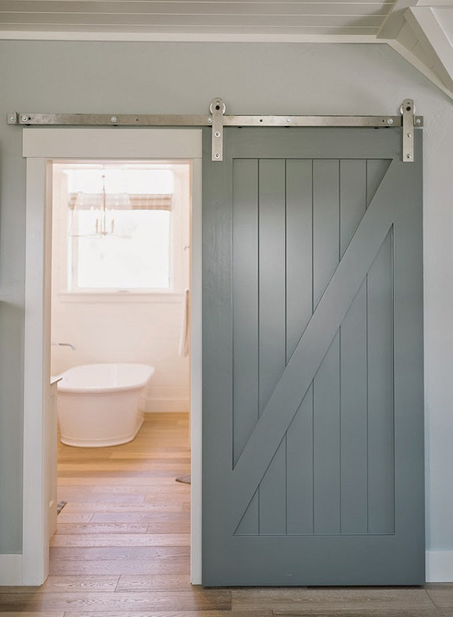 Sliding Barn Door Bathroom