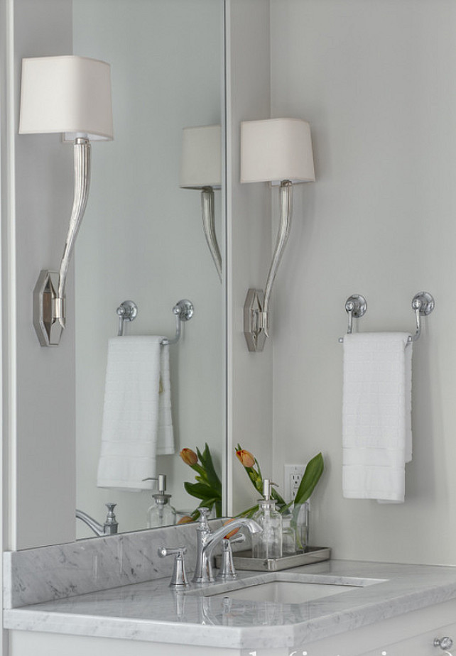 Bathroom Sconce. Bathroom Sconce Ideas. Bathroom Lighting #Bathroom #BathroomSconce #BathroomLighting Veranda Estate Homes & Interiors