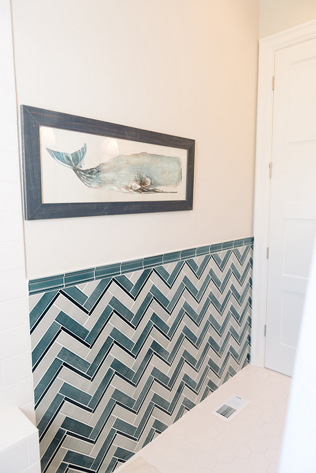Bathroom Wall Tiling. Bathroom Wall Tiling Pattern. Bathroom Wall Tiling Pattern Ideas. Bathroom Chevron Wall Tiling. #Bathroom #WallTiling #Chevron