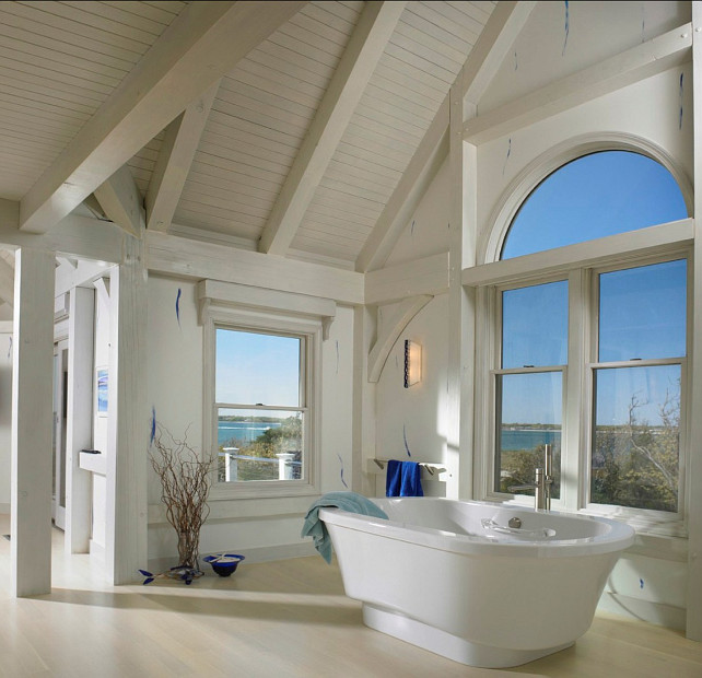 Bathroom. Coastal Bathroom Ideas. Incredible coastal bathroom with ocean views. #Bathroom #CoastalBathroom #BathroomIdeas
