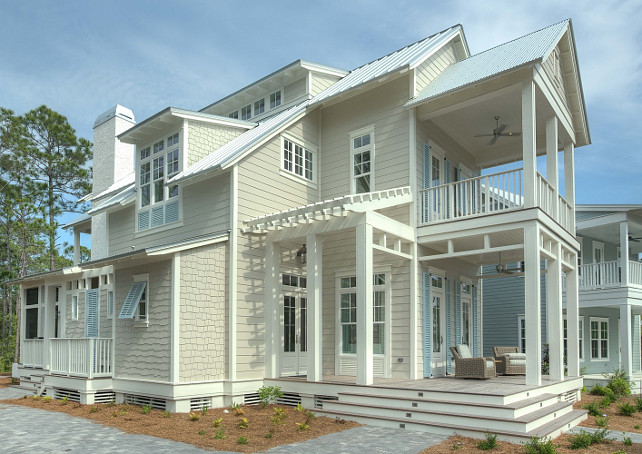 Beach House. Florida Beach House Design. Exterior Beach House Inspiration. Christ & Associates.