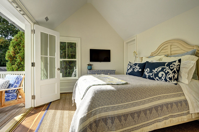 Bedroom. Coastal Bedroom. Coastal Bedroom Ideas. Blue and white Bedroom Decor. #Bedroom #CoastalBedroom John Hummel and Associates.