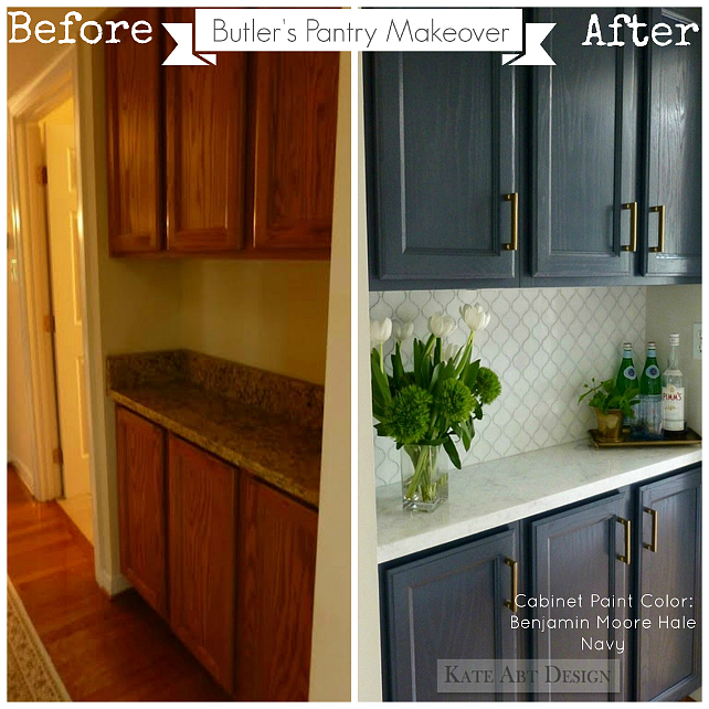 Before and After Painted Cabinet Ideas. #BeforeAfter #BeforeAfterReno #BeforeAfterCabinet #BeforeAfterPaintedCabinet #BeforeAfterCabinets #BeforeAfterIdeas Kate Abt Design.