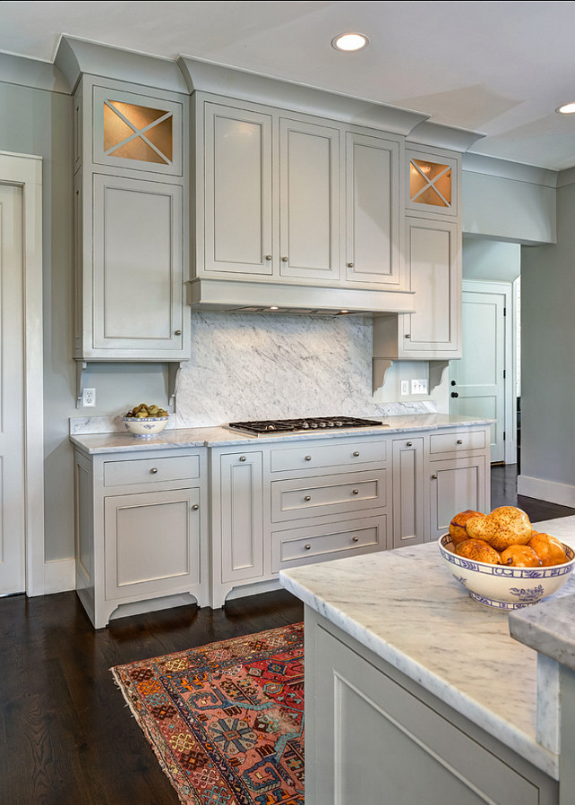Casual Pale Gray Kitchen Design Home Bunch Interior