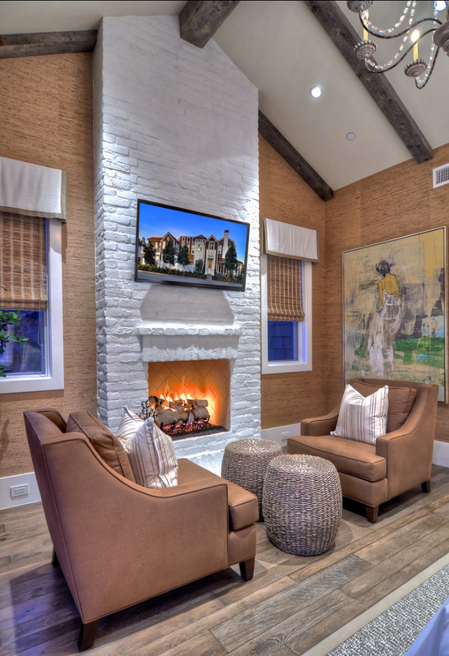 2017 September Archive Home Bunch Interior Design Ideas Brick Fireplace Painted Ideas Brickfireplace Paintedbrick