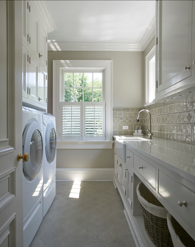 Laudnry Room Design. I want my laundry room to look just like this one! #LaundryRoom