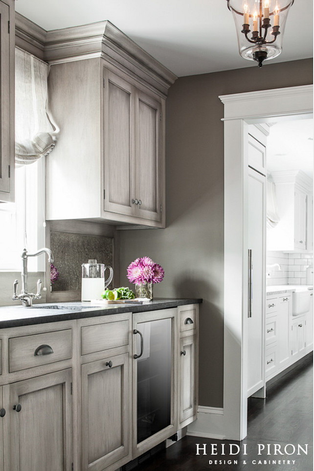 Butler's Pantry Cabinet Ideas. Butler's Pantry Cabinet. Butler's Pantry Cabinet Color. #ButlersPantry #ButlersPantryCabinet Heidi Piron Design & Cabinetry