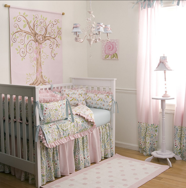 Girls Nursery Design #Nursery #GirlNursery