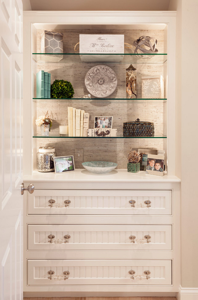 Built In Bathroom Shelves