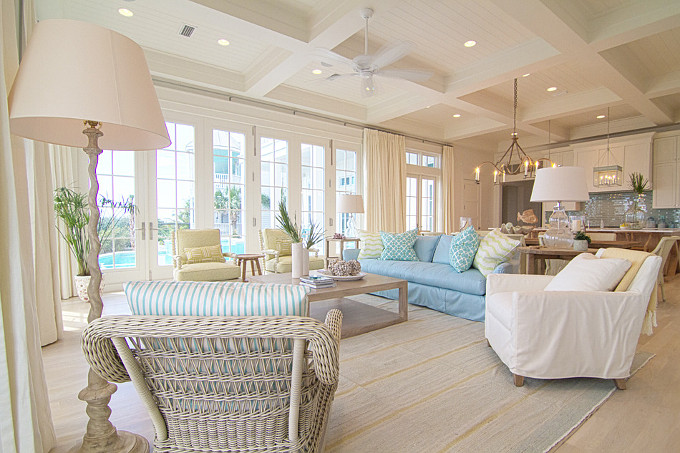 Coastal Family room. Meredith McBrearty.