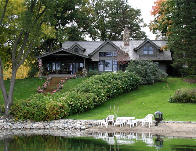 Country Home. Lake Home. Home Exterior. Backyard. #HomeExterior #Backyard The Landschute Group