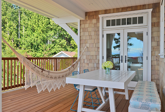 Deck decor. Sunshine Coast Home Design.