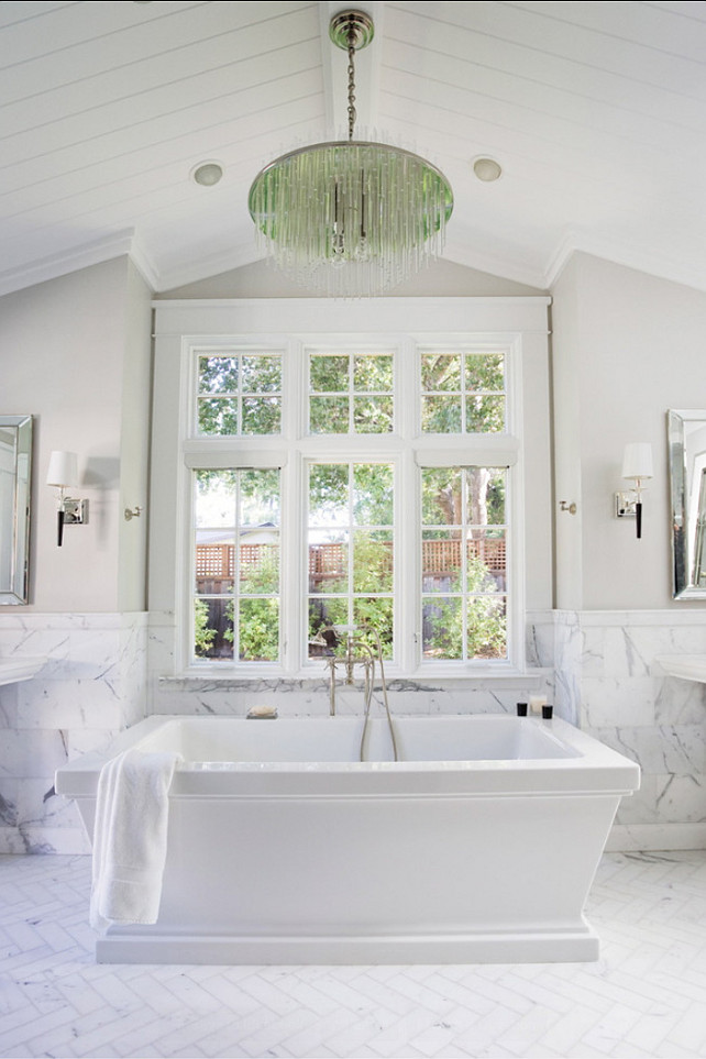 Bathtub Design ideas. Whoa! Can you picture yourself in this bathtub? I love its sleek design. #Bathroom #Bathtub