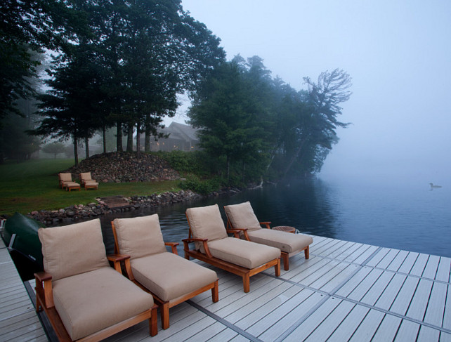 Dock. Boat Dock Ideas. Dock Design. Lake House Dock #Dock John Kraemer & Sons. TEA2 Architects