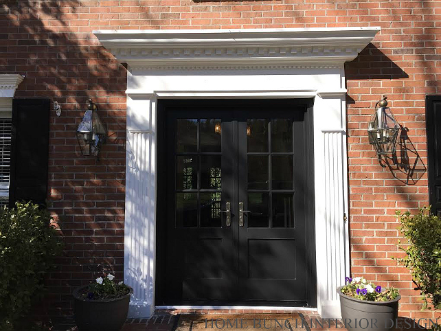 Front Door Decor Ideas. Replacing Front Door Ideas. Front Door is by Pella. #FrontDoor #ReplacingFrontDoor Home Bunch Interior Design.