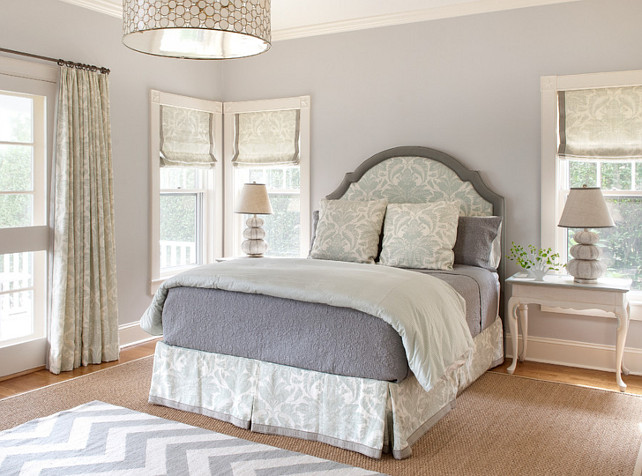 Gray Bedroom. Gray Bedroo. Pale Gray Bedroom Ideas. #PaleGrayBedroom #Bedroom #GrayBedroom Ben Gebo Photography. Annsley Interiors.