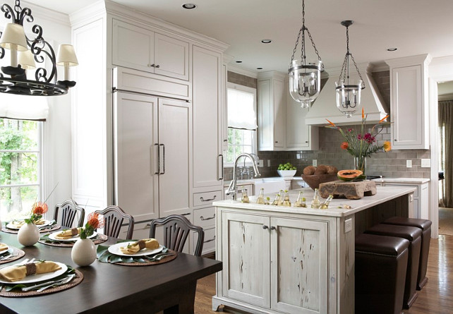 Gray Kitchen. Palet Gray Cabinets. Pale Gray Kitchen Ideas. Pale Gray Kitchen Paint Color. Pale Gray Kitchen Design. #PaleGrayKitchen #Kitchen #GrayKitchen Dana Wolter.