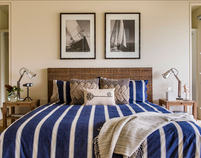 Highgate House Coastal Bedroom Decor Ideas. Inspiring Coastal, Nautical Bedroom Decor. #CoastalInteriors #CoastalDecor #Nautical