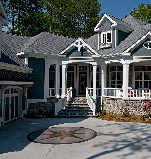 Home Exterior Paint Color. Sherwin Williams Roycroft Pewter. Sherwin Williams Roycroft Pewter. #SherwinWilliamsRoycroftPewter #HomeExteriorPaintColor Blue Sky Building Company