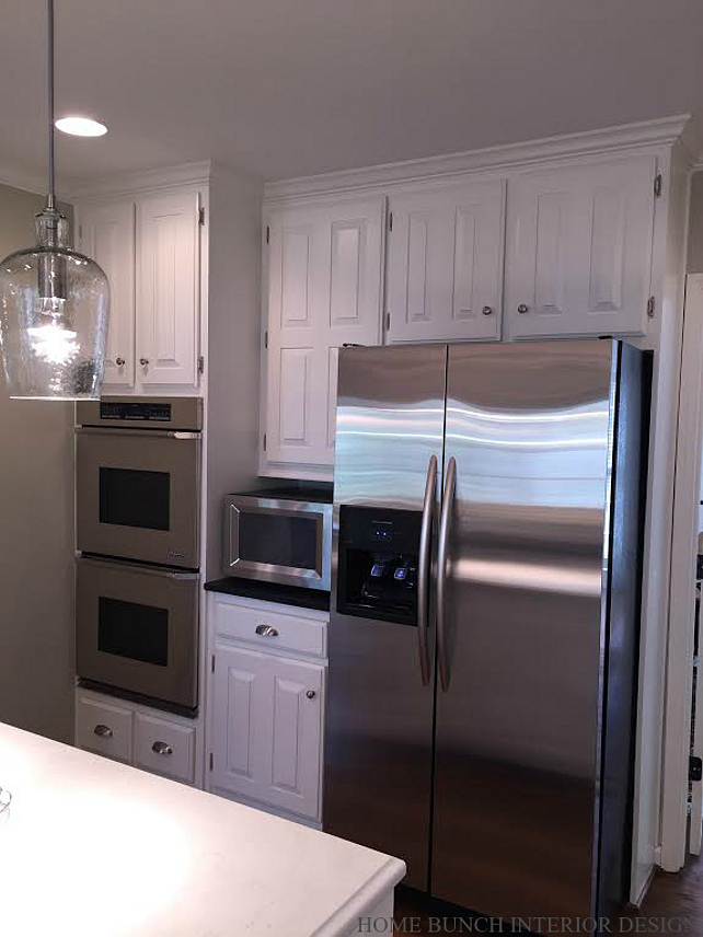 Kitchen Cabinet. Fridge Cabinet Ideas. Kitchen Reno. Kitchen Cabinet Reno. #KitchenCabinetReno Home Bunch Interior Design.