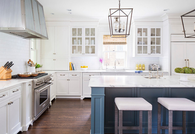 Kitchen Hardware Ideas. This Hardware was purchased through the local showroom called Nob Hill and was ordered in a White Light Finish. #Kitchen #Hardware #Cabinet Martha O'Hara Interiors.